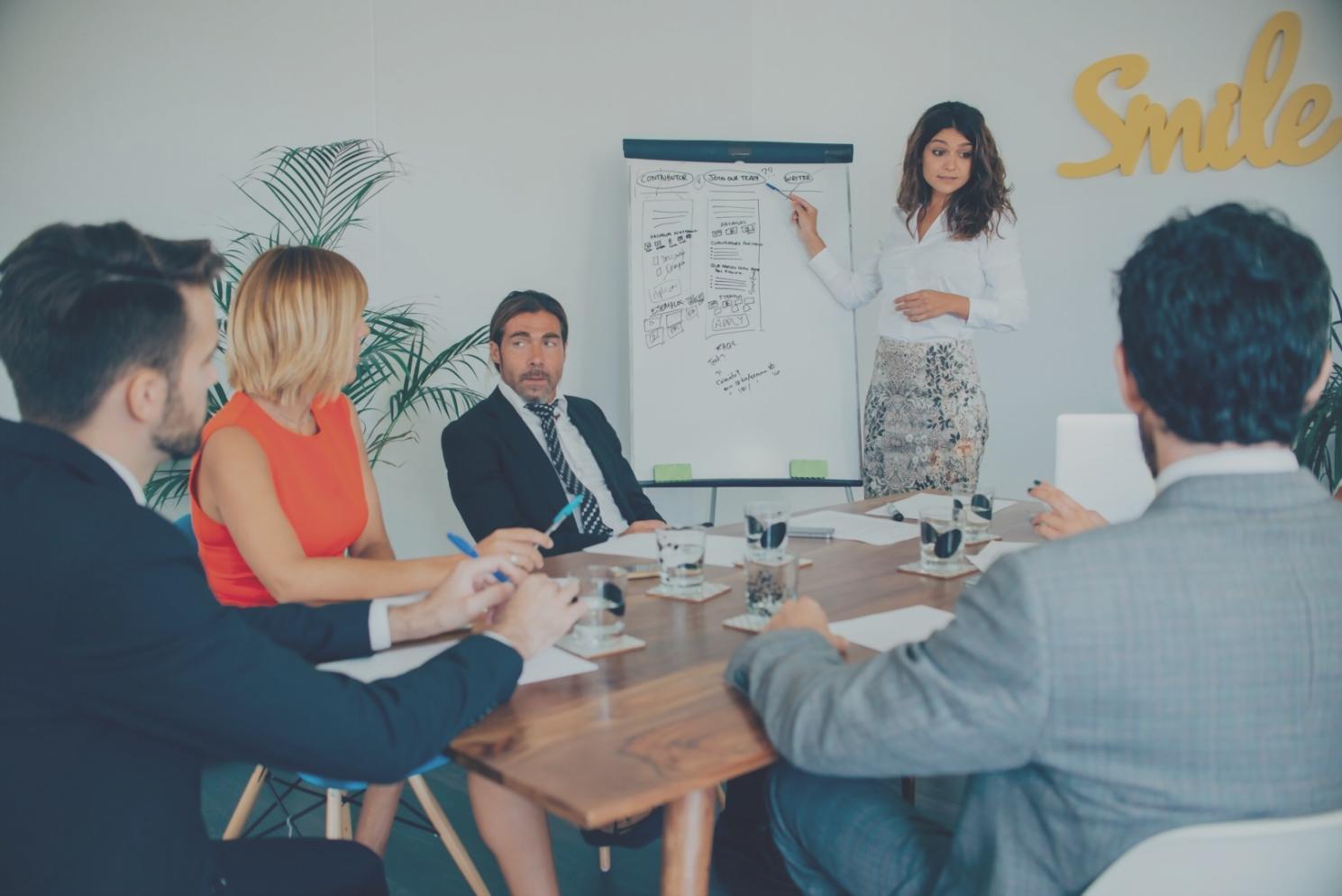 Ambiente di lavoro collaborativo con strumenti di coaching